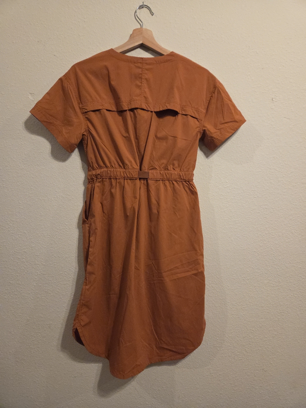 REI Women’s Rust Orange Belted Hiking Dress - Picture 4 of 4